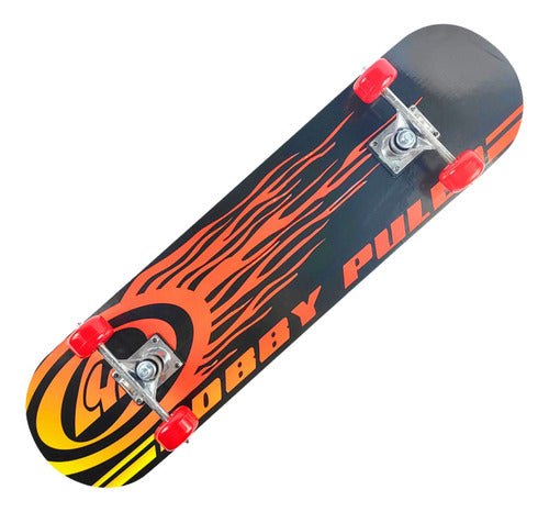 Tabla Skate Skateboard Madera Arce 7 Láminas 32'' - Norplat Fuego - A2