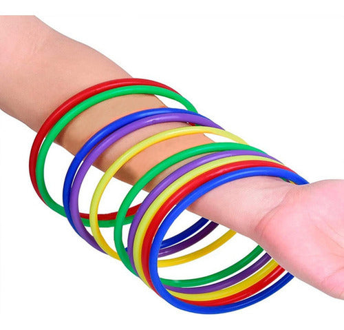 Kit Entrenamiento Norplat Con Cono Y Aros Agilidad Crossfit Multicolor