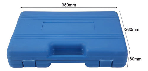 Caja Herramientas Dados Llaves 94 Piezas Acero Crv - Norplat Azul