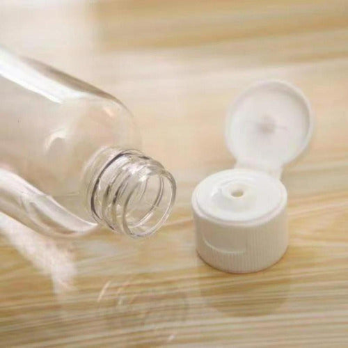 Set 6 Botellas Viaje Dispensadora 100ml Transparente Norplat