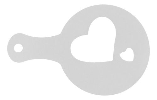 16 Plantillas Stencils Decorar Cafes Pan Cupcakes - Norplat 01