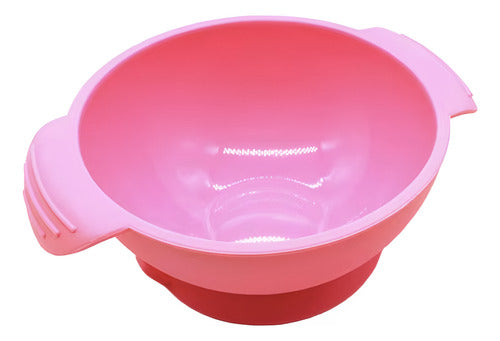 Bowl Grande Silicona Con Ventosa Para Bebé Y Niño - Norplat Rosa Chicle