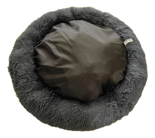 Cama Antiestres 110cm Norplat Perro Dona Colchon Grande Xxl Gris Oscuro Dona Antiestrés