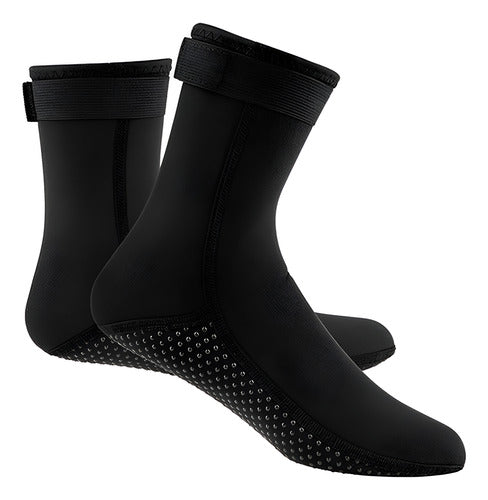 Botas Zapatos Agua Calcetines Neopreno Buceo Playa - Norplat Negro - Xs
