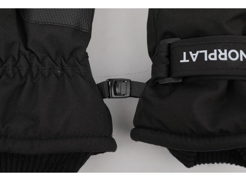 Guantes Térmicos Invierno Ski Nieve Pantalla Táctil Norplat Negro - L