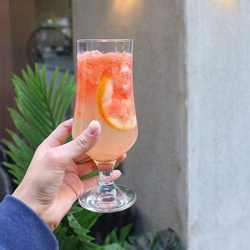 6 Copas Coctel Tropical Tiki Cocktail Premium 480ml Norplat Transparente