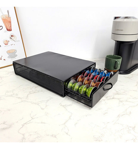 Porta Cápsulas Metálico Para Capsulas Vertuo 40 Unidades