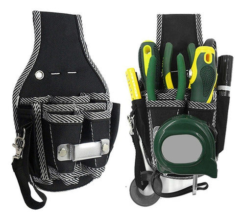 Bolsa Herramientas Eléctrica Colgar Cintura Coleto - Norplat Negro