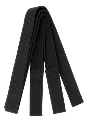 Cinturon Artes Marciales 2.4m Karate Taekwondo Judo Norplat Negro 240cm