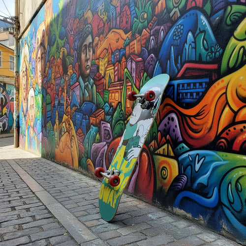 Tabla Skate Skateboard Madera Arce 7 Láminas 32'' - Norplat Mono A22