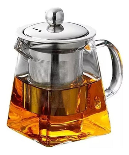 Tetera Para Preparar Te Para Infusiones De Vidrio - Norplat
