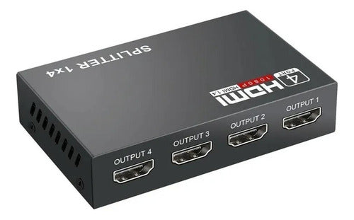 Splitter Hdmi Multiplicador 1x4 4 Salidas 1080p Hdtv Norplat