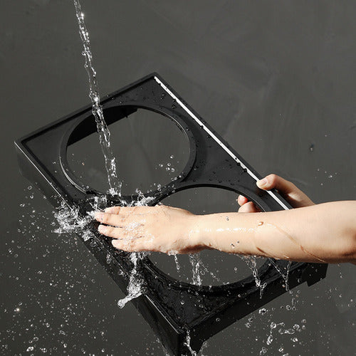 Comedero-bebedero Para Perros Altura Ajustable - Plato Acero Negro