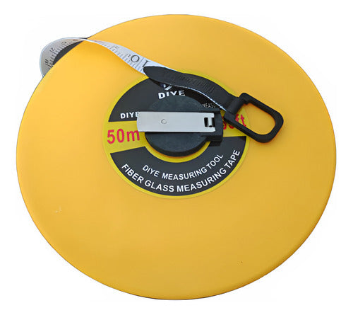 Huincha Medir 50 Metros Fibra Vidrio Cinta Metrica - Norplat