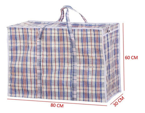 6 Bolsas Matuteras Bolso Para Almacenaje 80x60x30cm Norplat Variado Escoces
