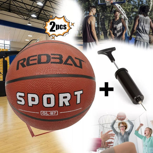 Balón Basketball Caucho Texturizado Nba Authentic Tamaño 7  Naranja