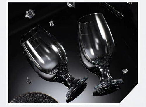 Set 6 Copas Cervezas Belgas Belguim 435ml - Cukin Transparente