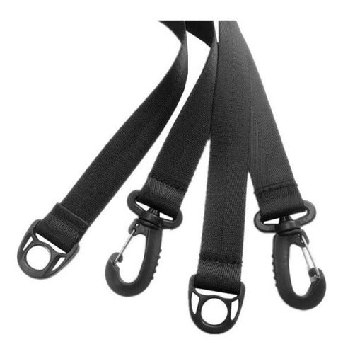 Correa Larga - Hombro Para Llevar Scooter / Eciclos Negro