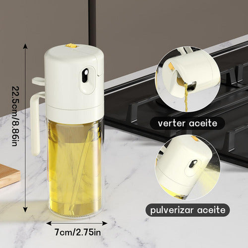 Aceitera Spray Rociador Alcuza Vidrio Aceite Vinagre Norplat