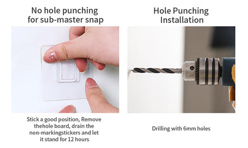 Organizador De Escritorio Pegado A La Pared - Norplat Blanco