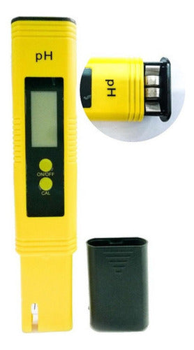 Medidor Ph Digital + Medidor De Ec Tds + 3 Buffer - Norplat Amarillo