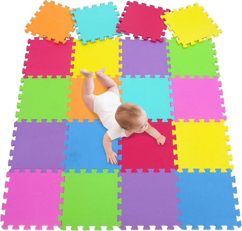 Set 8 Pisos Puzzle Alfombra Goma Eva Antigolpe 60x60 Norplat