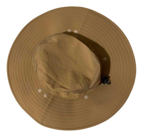 Sombrero Boonie Legionario Ala Ancha Protección Sol Norplat Caqui 57-63cm