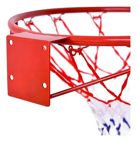 Aro De Basquet Reforzado Norplat Con Red Medida Profesional