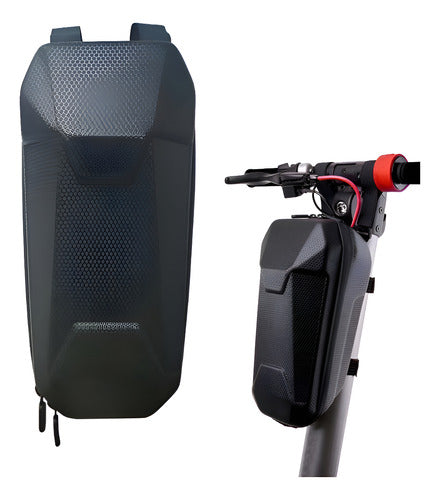 Bolso Rígido Frontal 3lts Para Scooter O Bicicleta Negro