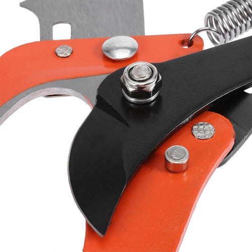 Podador De Altura Manual Tijera + Serrucho Arboles - Norplat Rojo