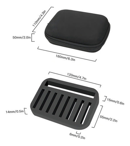 Set 16 Cucharas De Pesca Señuelos De Metal Mar Y Rio Norplat Negro