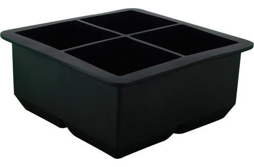 Molde De Silicona Para Cubos De Hielo 5cm - Cukin Negro
