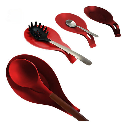 Apoya Cuchara Para No Ensuciar Mesón De Silicona - Cukin