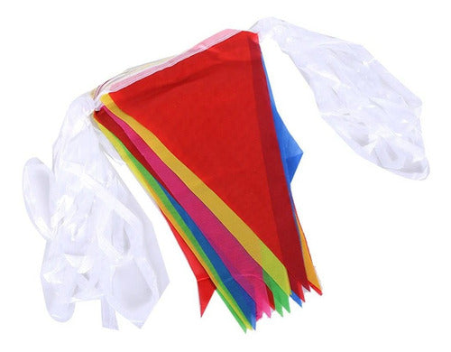 Guirnalda Decorativa 120 Banderines 70m Bautizo, Matrimonio Multicolor Multicolor