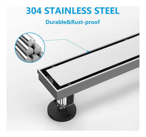 Rejilla Cubierta Antiolor Ducha Antiobstrucción 60cm Norplat