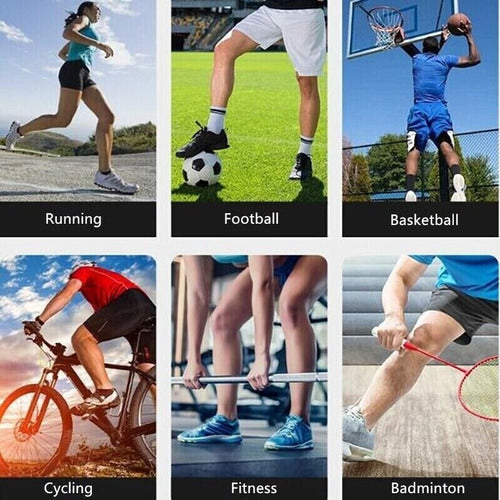 Par De Epicondileras Coderas Muñequeras Deportivas Fitness  - Negro - Adulto