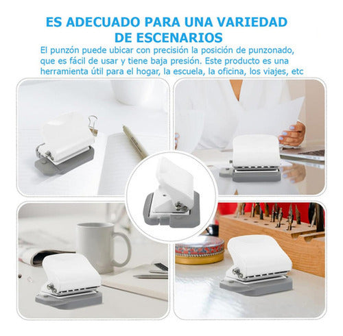 Anilladora Perforadora Espiralera 6 Agujero Metal - Norplat