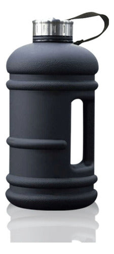 Botella De Agua 2.2 Litros Deportiva Gran Capacidad Norplat Negro