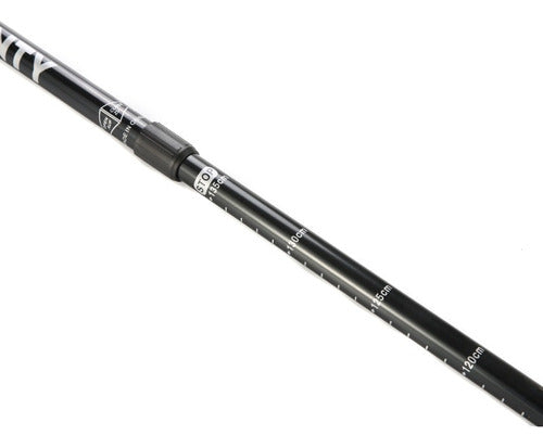  Bastones De Trekking Plegable Palos Baston Senderismo 135cm Negro