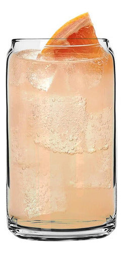 Set 4 Vasos De Vidrio Borosilicato 550ml Para Cafe - Norplat 550ml