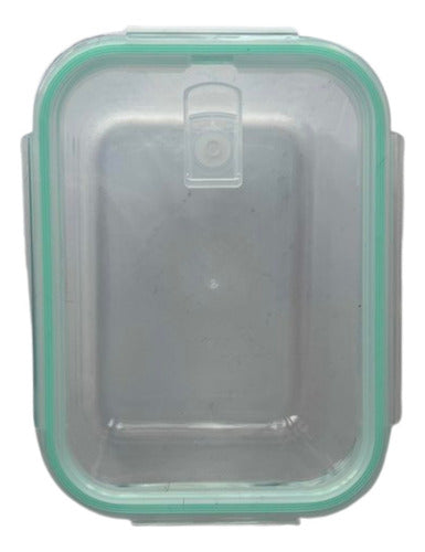 Taper Tupper Contenedor Hermético Vidrio 1500 Ml 1.5l Cukin Transparente