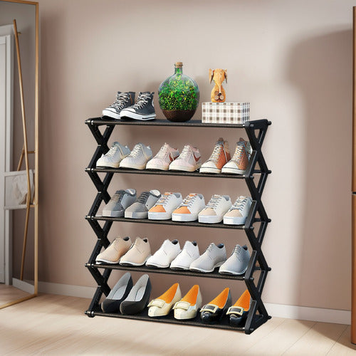 Zapatero Repisa Dormitorio Orden 15 Pares Zapatos - Norplat Negro