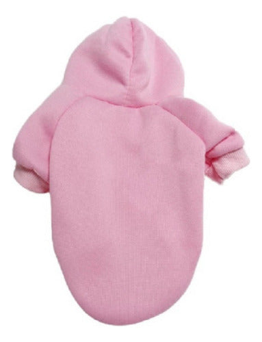 Poleron Capa Con Gorro Perros 6xl A 9xl Chalecos - Norplat Rosado 8xl