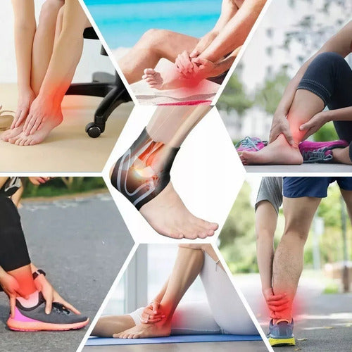 Tobillera X2 Estabilización Esguince Deportivo Transpirable L - Grande