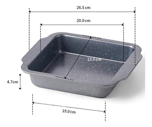 Asadera Para Quincho Budinera Acero Inoxidable Horno Norplat Negro