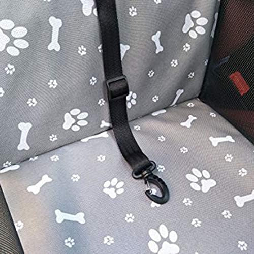 Norplat Asiento Auto Mascota Reforzado Plegable Seguridad Gris