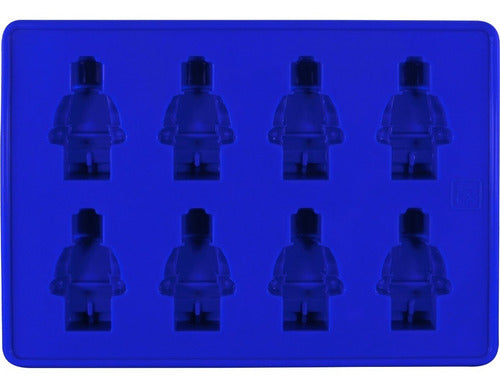 Molde De Silicona Para 8 Figuras Mini Cubo De Hielo - Cukin Azul