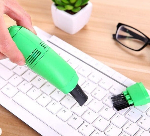 Aspiradora Para Limpiar Teclado Verde