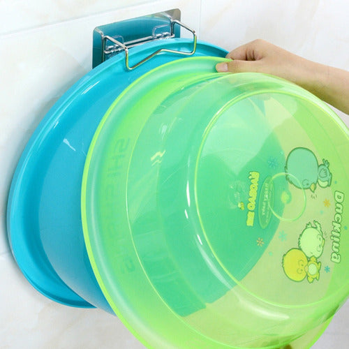 Colgador Autoadhesivo Ideal Para Colgar Perchas Y Ganchos