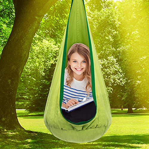 Columpio Sensorial Hamaca Colgante Niños + Cojín - Norplat Verde Lima